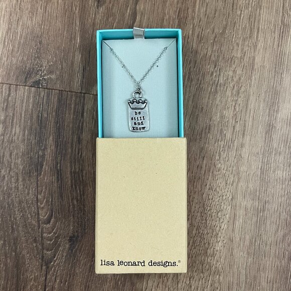 NEW Lisa Leonard Be Still and Know Necklace - Picture 6 of 6